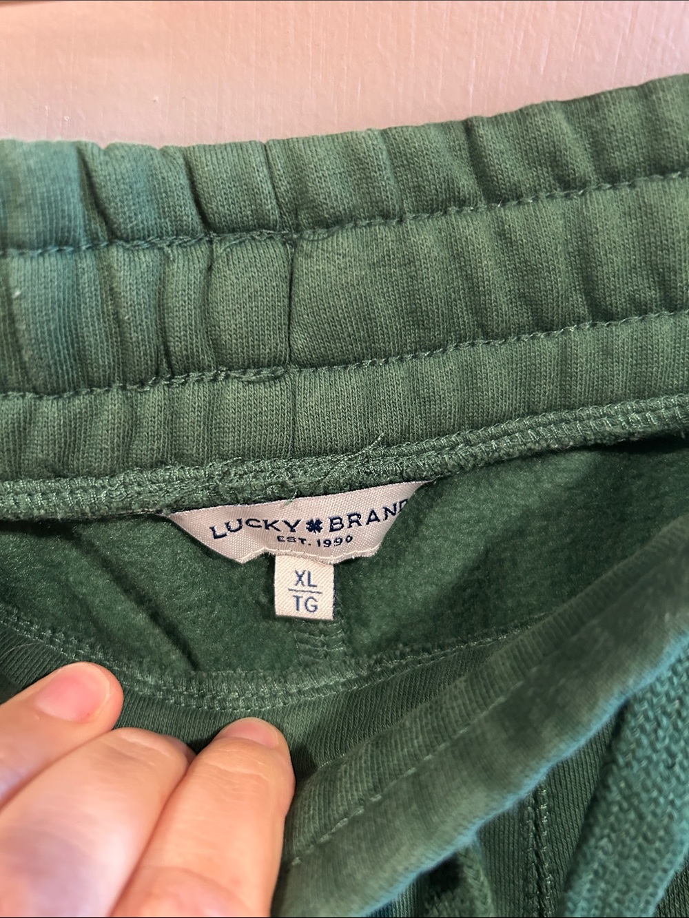 Lucky Brand Forest Green Women's Jogger Pants - Picture 3 of 5